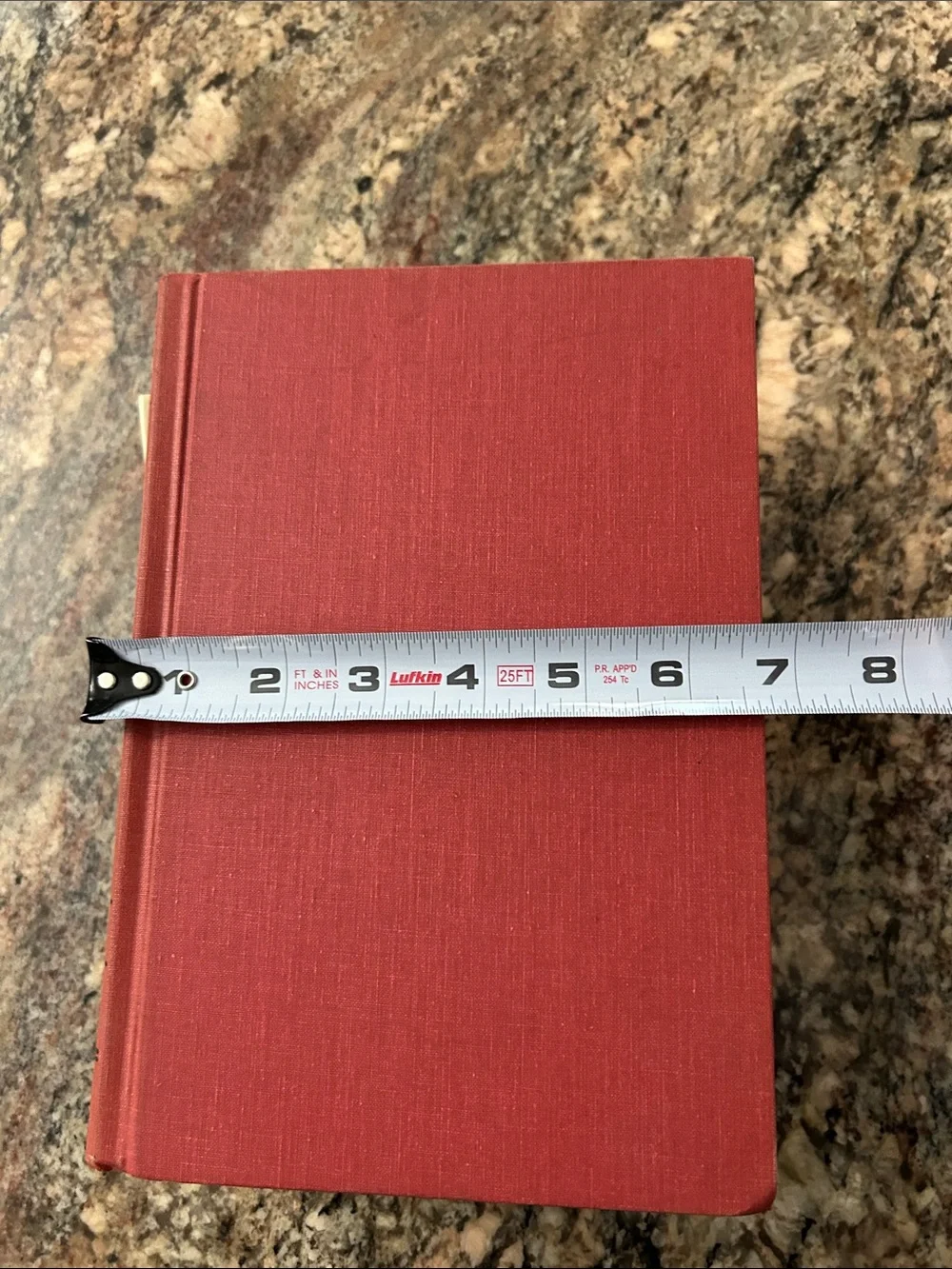 Classic Decorative Stacked Books - Red and Cream Home Accent